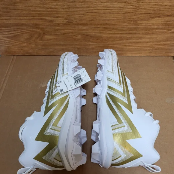 Adidas Freak Spark MD 23 White/Gold Football Cleats Men Size 13 NWT - Picture 3 of 9